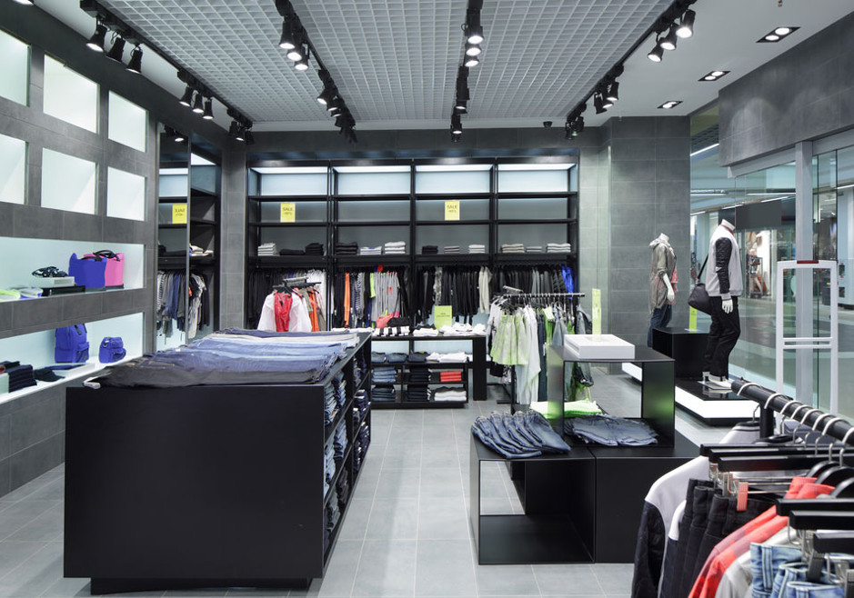 Professional inventory specialists auditing a retail store